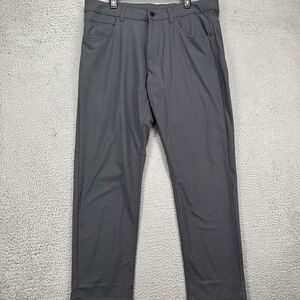 ZeroXposur Commuter Pants Men 38X32 Dark Grey Chino 4 Way Stretch Flat Front NEW